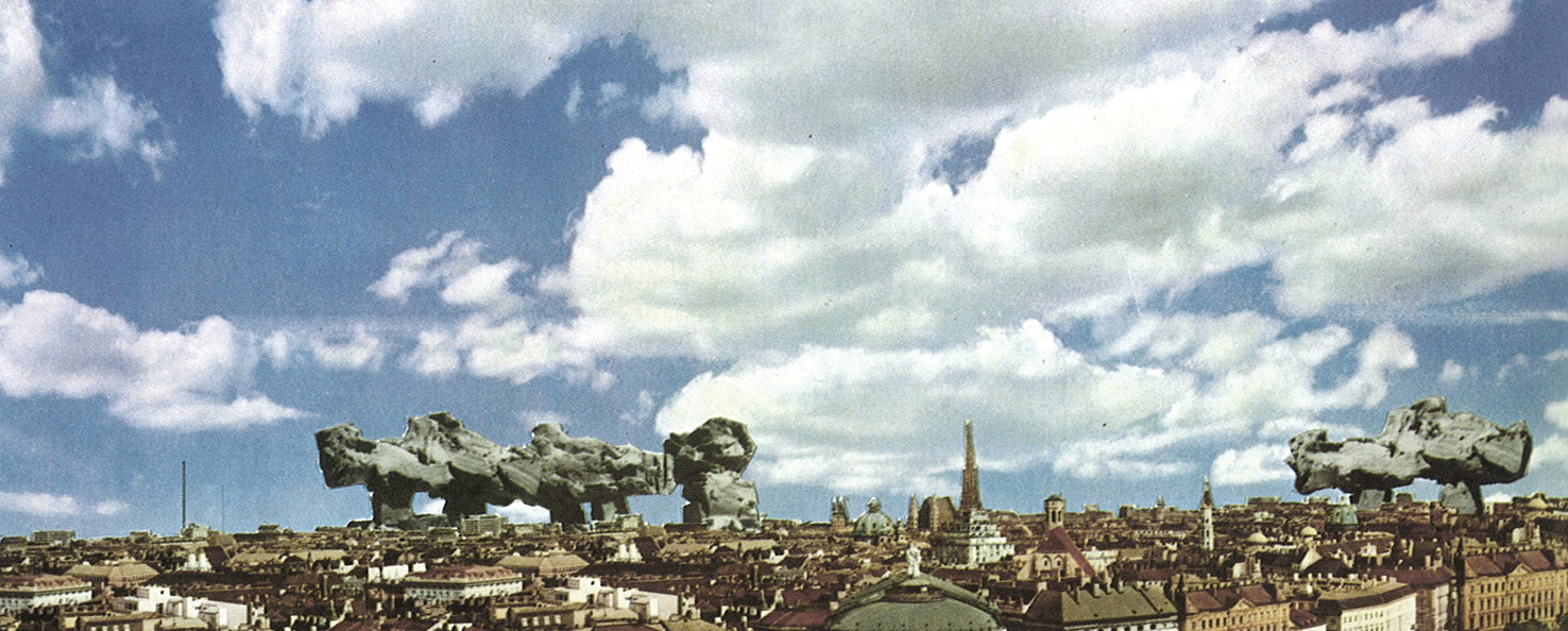 Hans Hollein - Überbauung Wien (1960), Sammlung Centre Pompidou, Paris Musée national d’art modern/Centre de création industrielle, © Privatarchiv Hollein