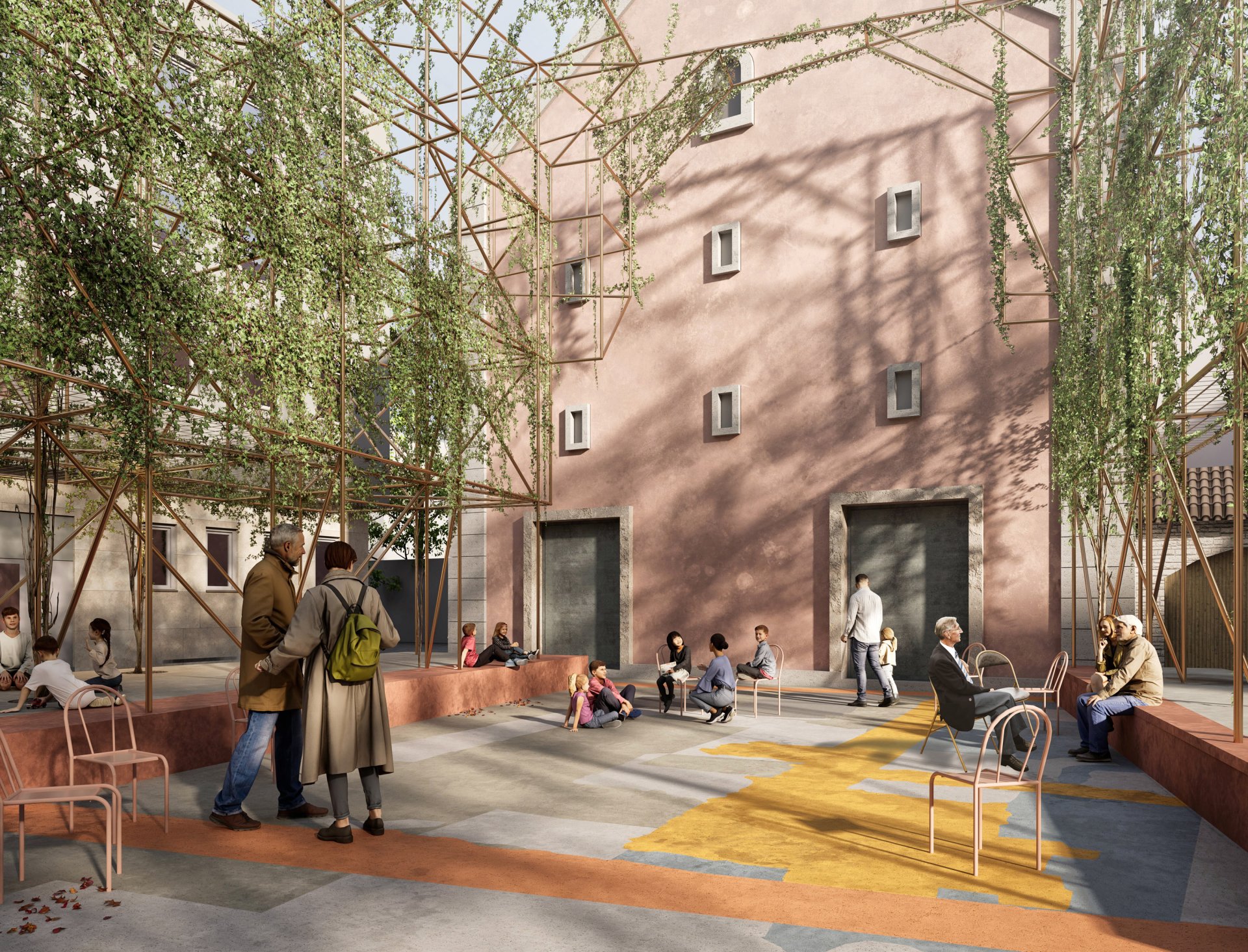 7a_MEIXNER SCHLÜTER WENDT_Ettinghausenplatz_Innenraumvisualisierung 1